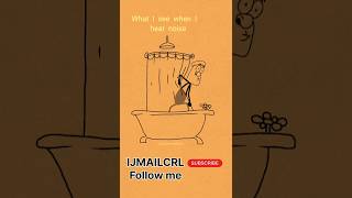 what l see when l hear noise comedycartoonshorts shorts comedy [upl. by Germann]