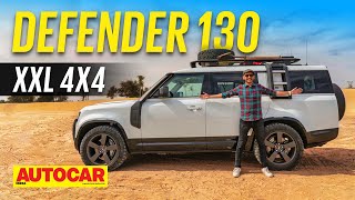 2023 Land Rover Defender 130 review  Worth the stretch  First Drive  Autocar India [upl. by Rapsac]