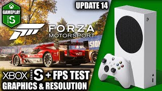 Forza Motorsport Update 14  Xbox Series S Gameplay  FPS Test [upl. by Bender]