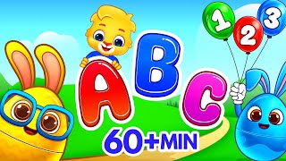 Baby Learning Videos  Babies and Toddlers Learn Colors First Words Shapes ABC  Lucas amp Friends [upl. by Yenitsed]