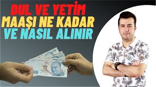 DUL VE YETİM MAAŞI ÖLÜM AYLIĞI NE KADAR VE NASIL ALINIR [upl. by Wolfort]