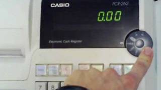 Casio PCR262 Electronic Cash Register eBay Testing Video [upl. by Freda]