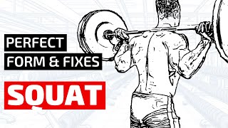 The Perfect Squat  Best Form and Fixes [upl. by Taddeusz]