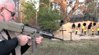 ISSC MK22 MSR 22LR SCAR Style Rifle Shooting [upl. by Hewart919]