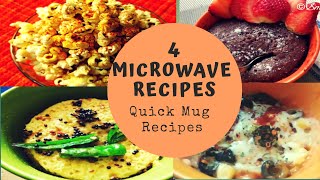 4 MICROWAVE RECIPESMicrowave Cooking Mug Recipes Cooking with MicrowavesmitarawatsKITCHEN [upl. by Enilorak]