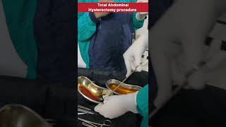 Total Abdominal Hysterectomy procedure by Dr Rakshita Malik  TAH Surgery doctor mbbs neet [upl. by Sollows]