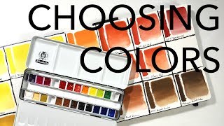 Choosing Colors For Your Watercolor Kit [upl. by Ltsyrk164]