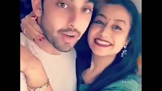 Neha Kakkar Kisses Himansh kohli  Neha Kakkar video  Nehearts Valentines day [upl. by Celestyn]