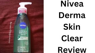 Nivea Derma Skin Clear Wash Gel Review [upl. by Dnomasor]