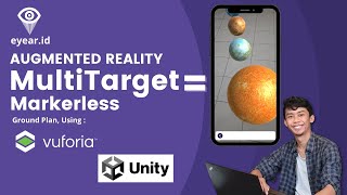 TUTORIAL AR MARKERLESS MULTITARGET  VUFORIA GROUND PLANE augmentedreality unity3d [upl. by Gardia396]