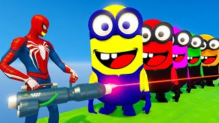 GTA 5 Epic Ragdolls  SpiderMan Frees Minions Season 03 [upl. by Yale]