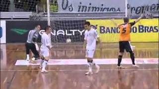 FutsalFINAL  SANTOS FC 3 7 x 6 2 carlos barbosa  Liga Futsal 2011 [upl. by Clio]