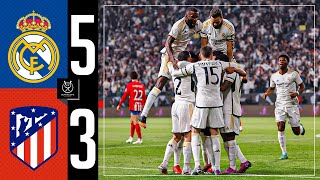 Real Madrid 53 Atlético de Madrid  HIGHLIGHTS  Spanish Super Cup [upl. by Nroht525]