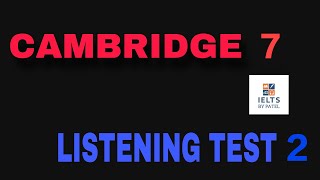 CAMBRIDGE 7 LISTENING TEST 2 WITH ANSWERS ll CAR INSURANCE [upl. by Verile790]