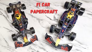 F1 car Redbull RB16 amp RB18 Papercraft [upl. by Hatch304]