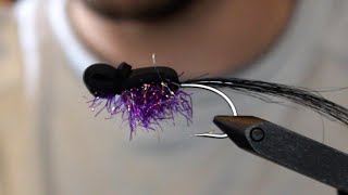 EASY top water bass fly Gurgler tying tutorial [upl. by Risa]