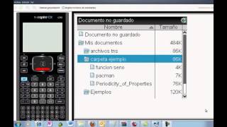 Tutorial para aprender a pasar archivos y aplicaciones a la calculadora TI Nspire [upl. by Ahmad374]