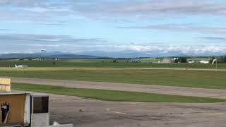 Learjet 24 Landing at CYBW [upl. by Nrehtak]