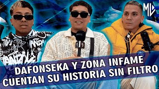 Dafonseka y Zona Infame Amores de Barrio música amistad con Gerardo la fama y ser papás [upl. by Sharyl]