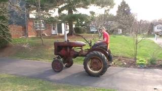 Cold Starting and Driving the 1940 Farmall A [upl. by Mintz]