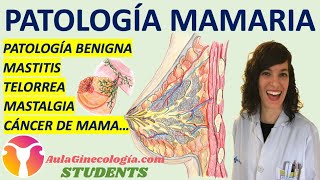 PATOLOGÍA MAMARIA AulaGinecología  STUDENTS PATOLOGÍA BENIGNA MASTITIS CÁNCER DE MAMA [upl. by Sprague886]