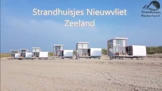 Strandhuisjes Nieuwvliet  1 minuut promofilmpje [upl. by Eniamrehs]