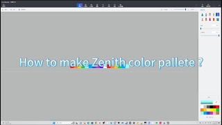 Zenith Tutorial How to make Zenith color pallete [upl. by Litch293]