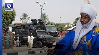 Police Barricade Emir Sanusi II’s Palace Restrict Movement [upl. by Concettina]