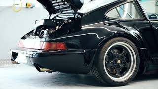 Porsche 964 Turbo  First start after restoration [upl. by Galateah]