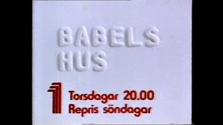 TV1trailer Babels hus  klocka 19810119 [upl. by Eedyah]