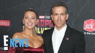 Ryan Reynolds Gives Rare Glimpse into Family Life with Blake Lively  E News [upl. by Adyeren]