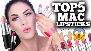 TOP 5 MAC LIPSTICKS FOR EVERY SKIN TONE [upl. by Anwahsiek]