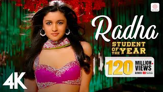 Radha  SOTY  Alia Bhatt  Sidharth Malhotra  Varun Dhawan  Udit Narayan  Shreya Ghoshal  4K [upl. by Nacul33]