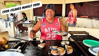 Local market food tour in RAROTONGA COOK ISLANDS [upl. by Nnovahs425]