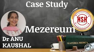 Mezereum  Dr ANU KAUSHAL hshhomeopathy [upl. by Adnotal]