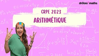 CRPE 2023  Live du dimanche  Arithmétique [upl. by Ledif696]