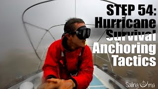 HURRICANE SURVIVAL TACTICS I Stayed on the boat in HAITI — Sailing Uma Step 54 [upl. by Ahsinom]