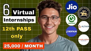 6 Virtual Internships for 12th Pass Students  WORK FROM HOME  Manoj Pradeep  gfgkarlohojayega [upl. by Teryl]