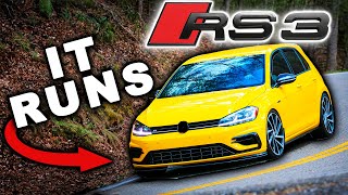 Will it FINALLY START RS3 Swapped Golf R  Part 3 [upl. by Tekcirc]