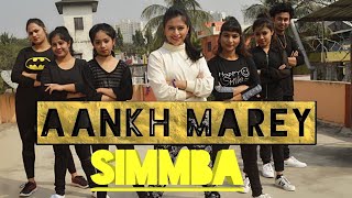 Aankh MareySimmbaBollywood Dance Cover by Ayesha Bhattacharya amp her studentsBasic Steps [upl. by Hepzi]