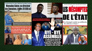 BARTH ÉJECTÉ DE LASSEMBLÉE SONKO ET DIOMAYE ACCUSÉSABLAYE GUISSÉ ET LA BADIANE EDE DIOMAYE [upl. by Anerat]