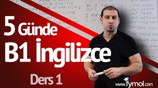 5 Günde B1 İngilizce öğreniyorum Ders 1  En İyi Online İngilizce Kursu [upl. by Utimer174]