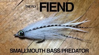 Smallmouth Bass Predator X Fly Tying Tutorial  The Fly Fiend [upl. by Aloek]