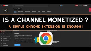 How to know if a channel is Monetized or Not  Chrome Extension [upl. by Huskamp423]