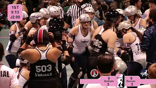 Gotham Girls Roller Derby vs Denver Roller Dolls  2012 Championships Game 9 [upl. by Isahella985]