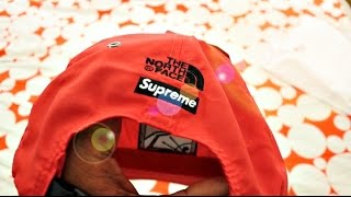 Trying on SUPREME X NORTH FACE STEEP TECK CAP  FULL REVIEW [upl. by Rasia959]