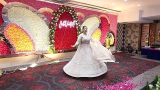 Beautiful Dance Performance by most beautiful Bride  Brides Dance Performance  Sangeet Dance [upl. by Nelhsa]