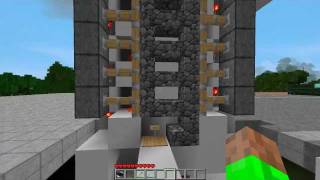 Minecraft Kompakter Piston Aufzug [upl. by Eelasor]