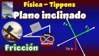 410 Fuerza Normal y Fricción en Plano inclinado [upl. by Yerbua]