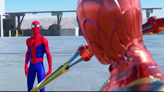 SPIDERMAN BATTLE FULL FIGHT  FFH vs SPIDERVERSE vs IRON SPIDER vs RAIMI amp MORE [upl. by Eilah578]